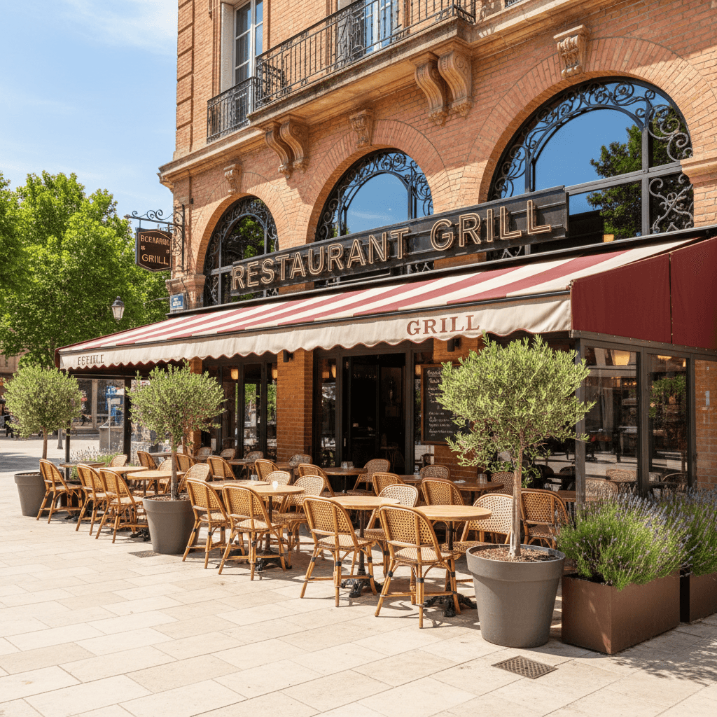 Restaurant à Toulouse : terrasse - licence IV - Image 1