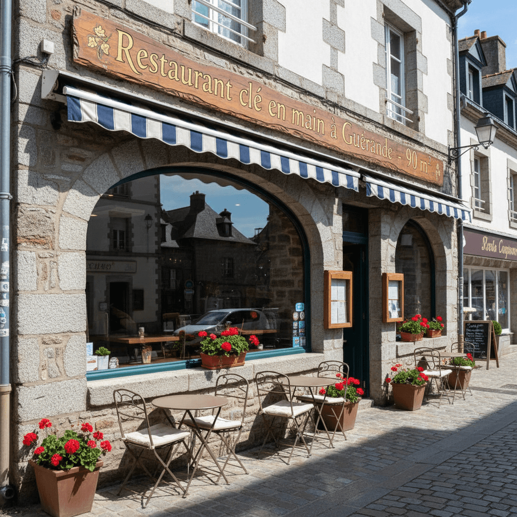 Restaurant 90m² à Guérande : extraction - cuisine équipée - Image 1
