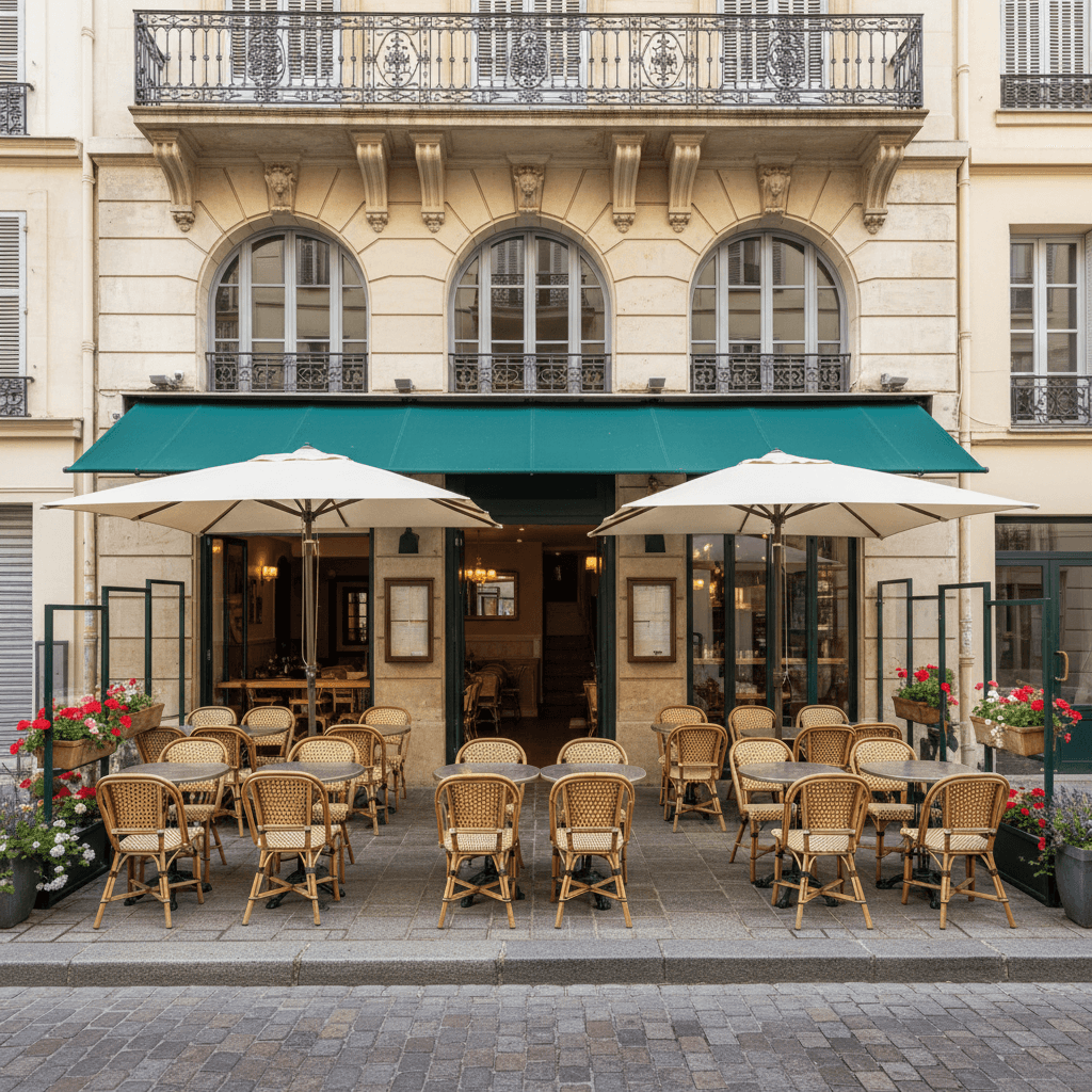 Restaurant 125m² à Nice : terrasse