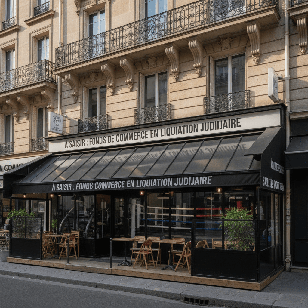 Salle de sport 750m² à Paris en liquidation judiciaire