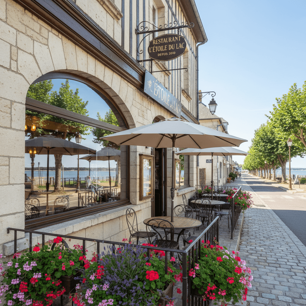 Restaurant à Hourtin : terrasse - licence IV - Image 1
