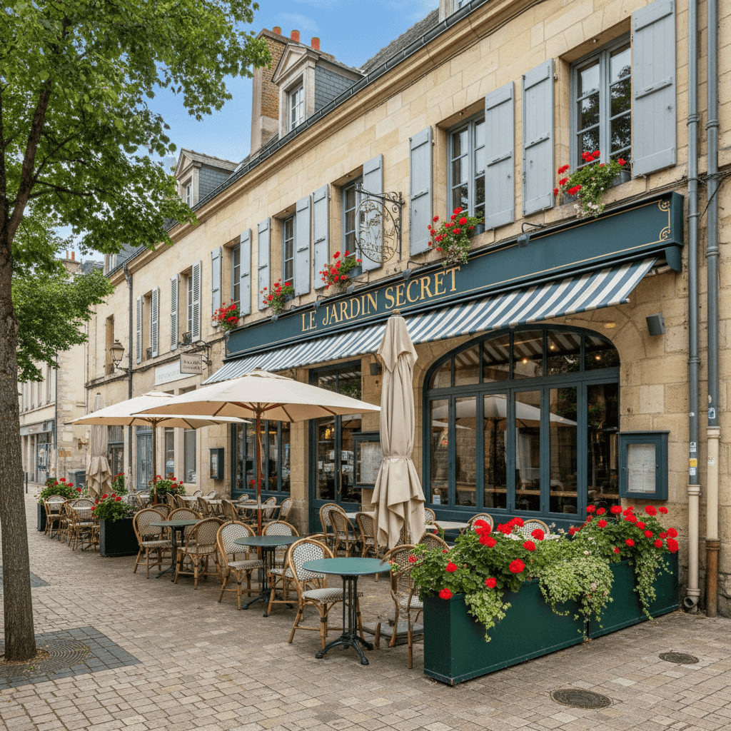 Restaurant à Caen : terrasse - Image 1