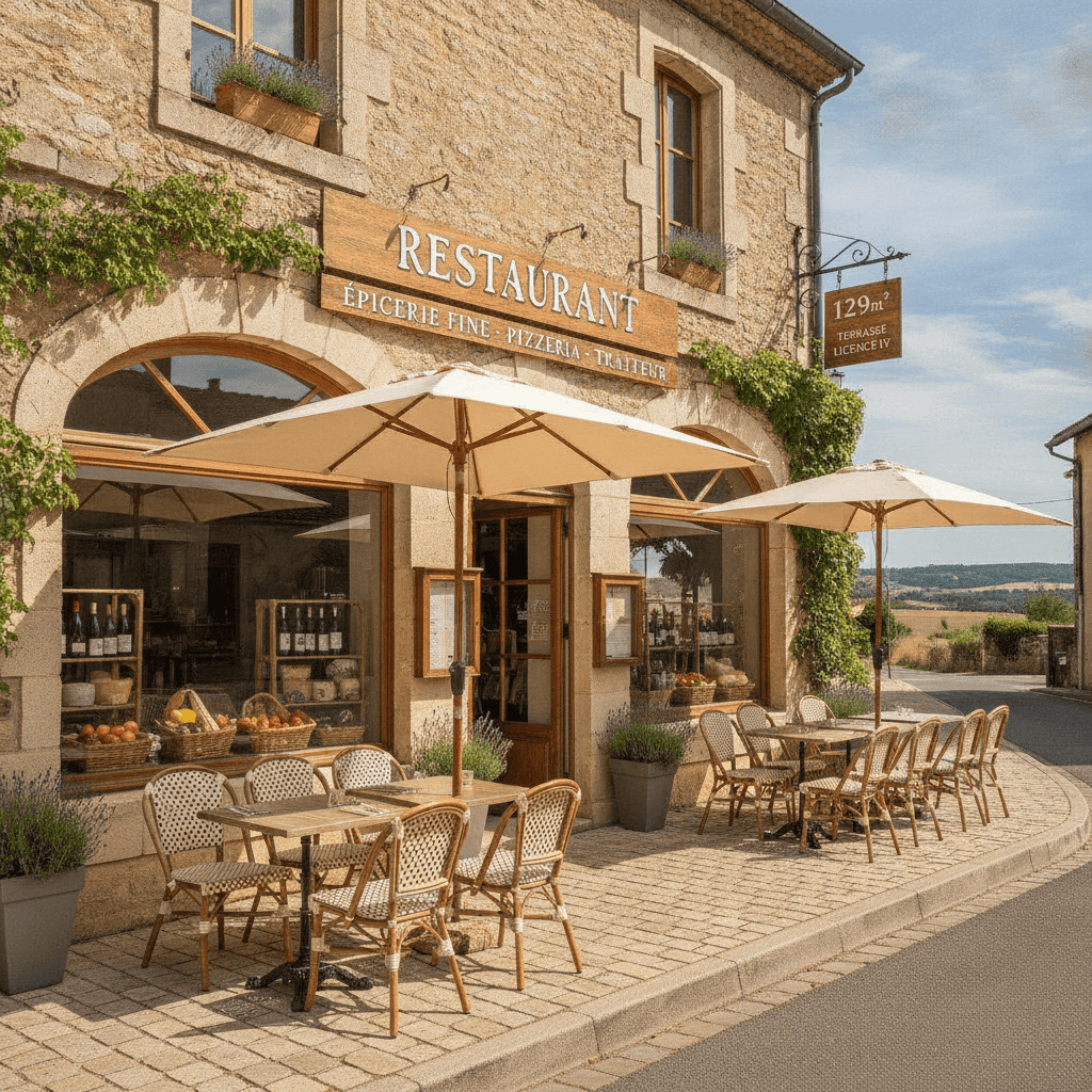 Restaurant 129m² à Villenouvelle : terrasse - licence IV - Image 1