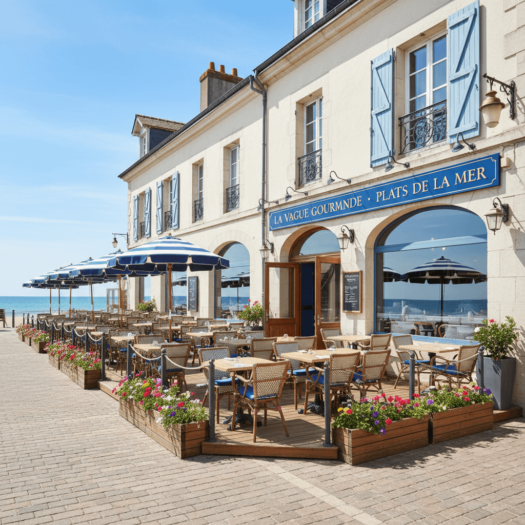 Restaurant à Mont-De-Marsan : terrasse - extraction - Image 1