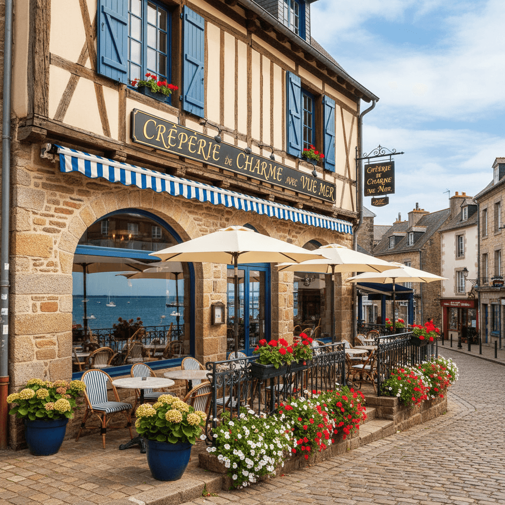 Restaurant 90m² à Vannes : terrasse - climatisation - Image 1