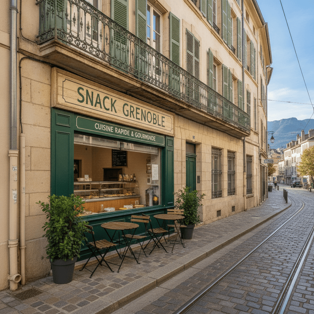 Snack 30m² à Grenoble : extraction