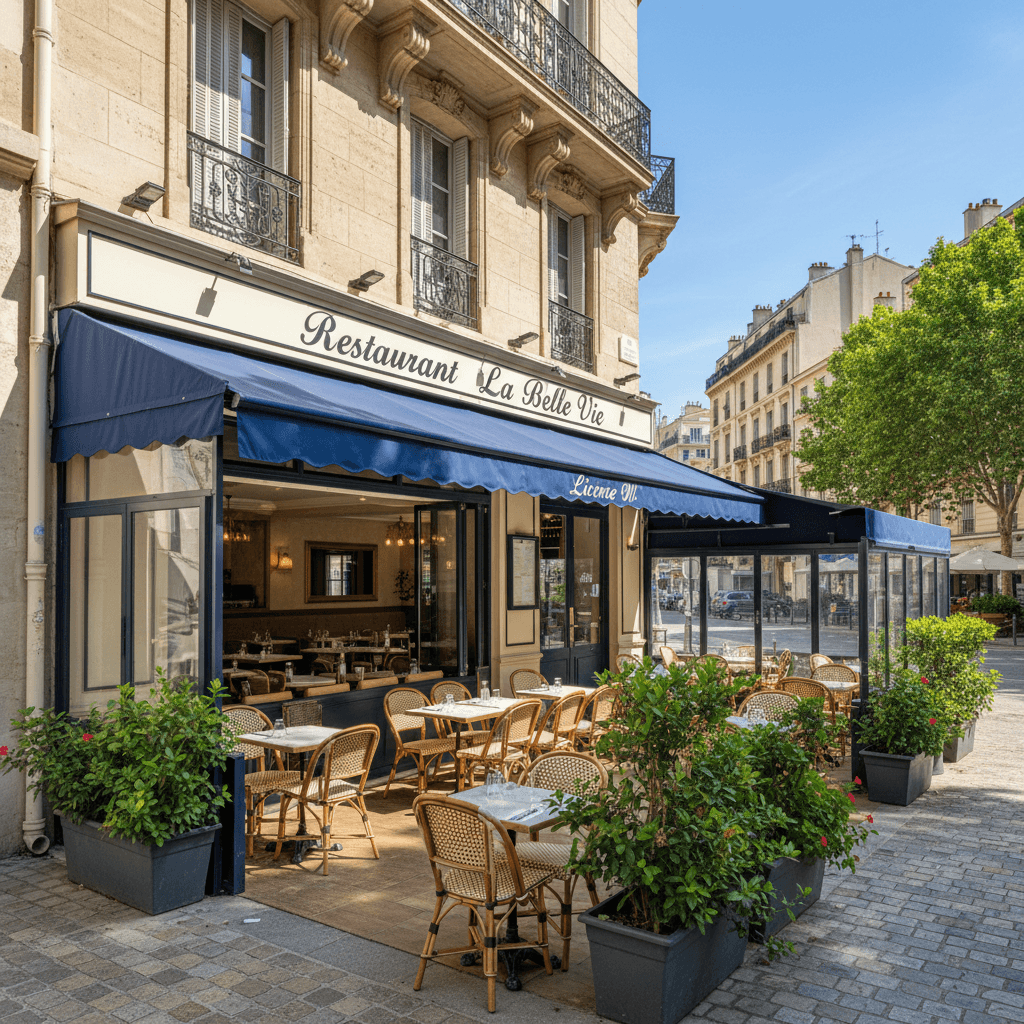Restaurant 260m² à Marseille : terrasse - licence IV