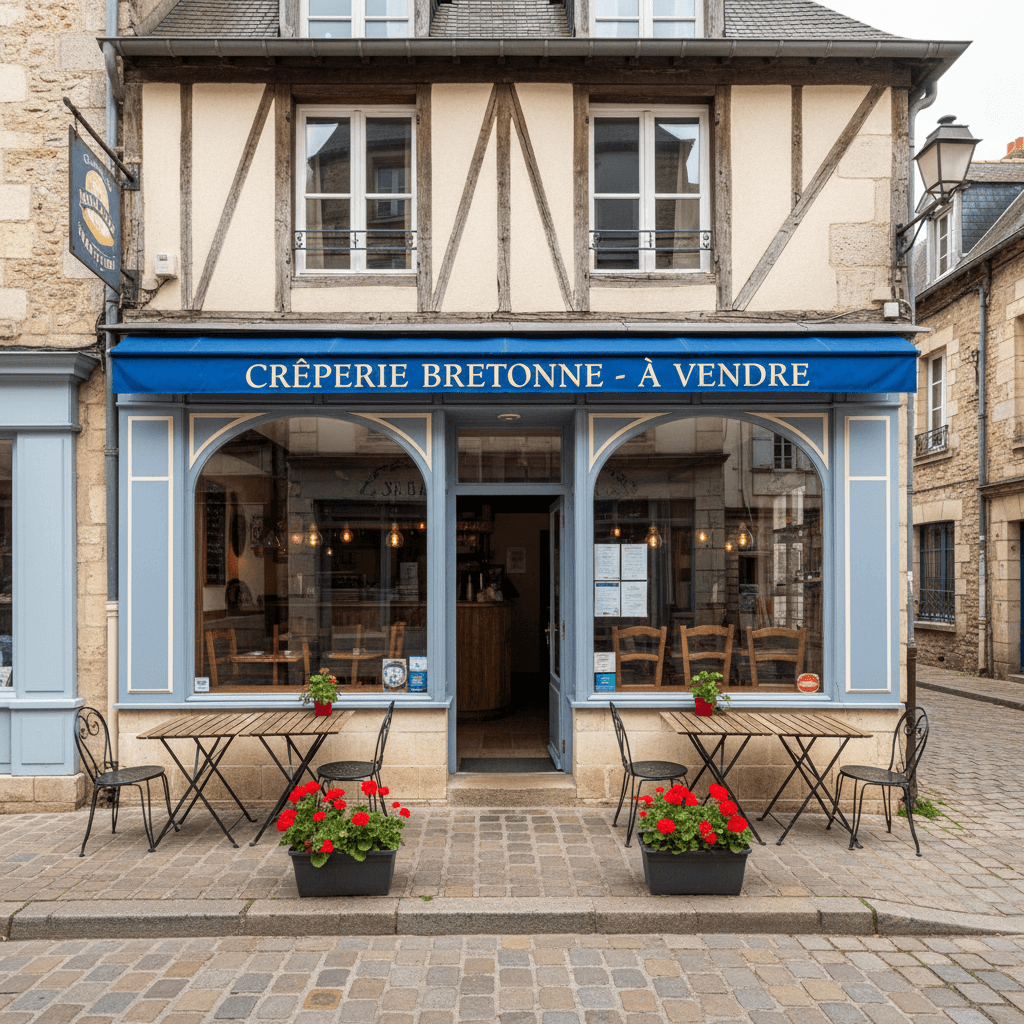 Restaurant 80m² à Falaise : terrasse - Image 1