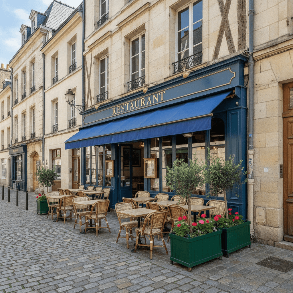 Restaurant 35 couverts à Saint-Germain-en-Laye : terrasse - extraction - Image 1