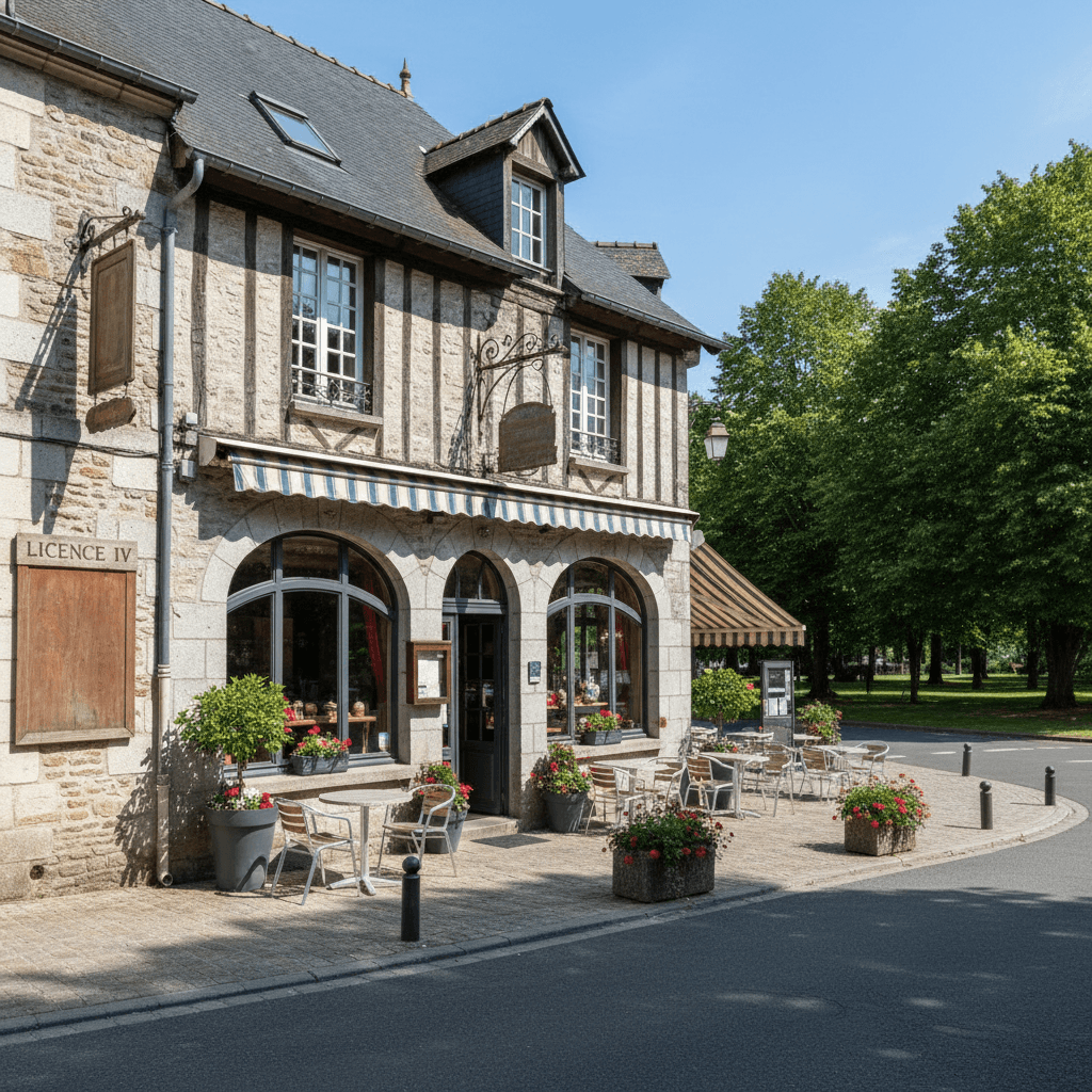 Restaurant à Dinan : terrasse - licence IV - Image 1