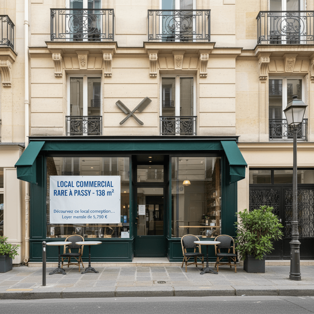 Local Commercial RARE à Passy - 138 m² - Image 1