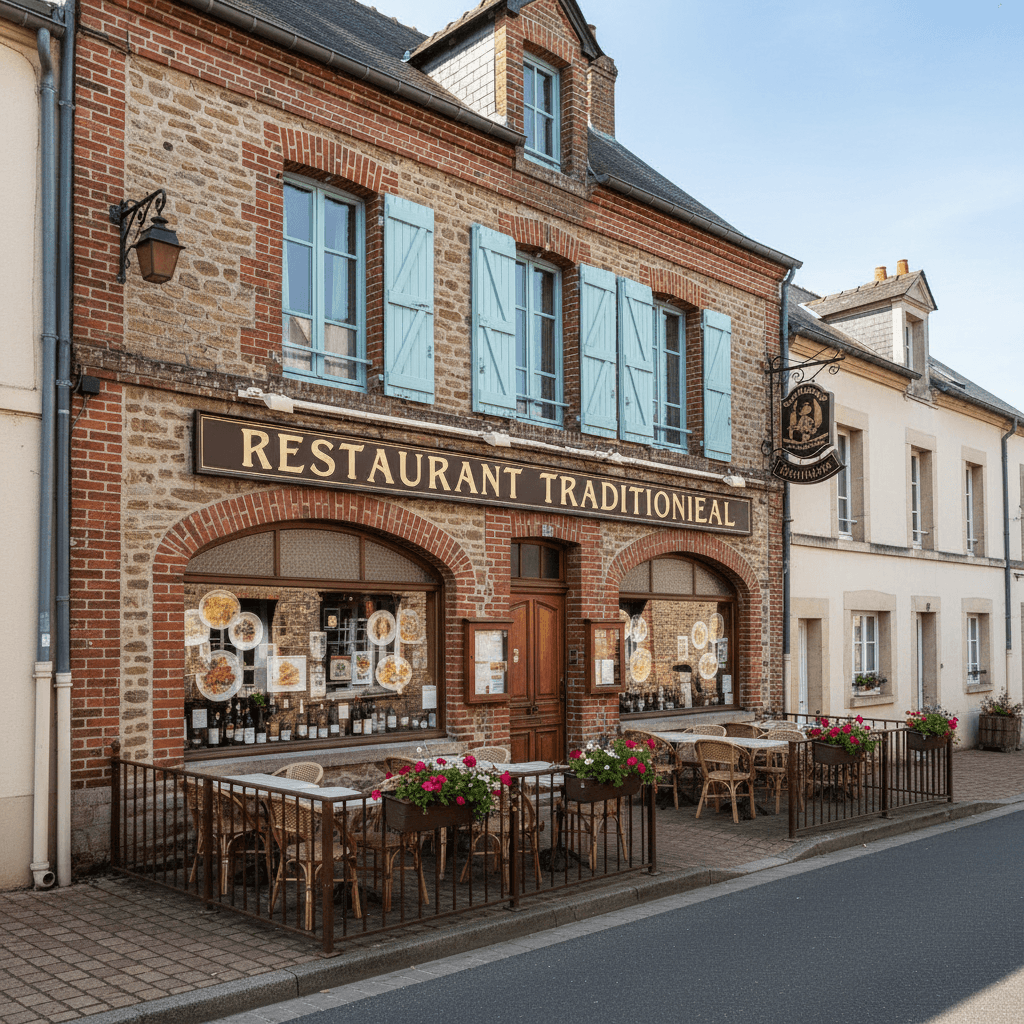 Restaurant 100m² à Blangy-Sur-Bresle : terrasse - licence IV - Image 1