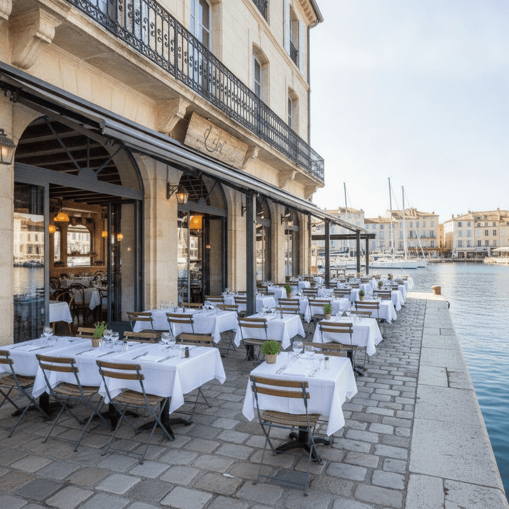 Restaurant à Toulon : terrasse - licence IV