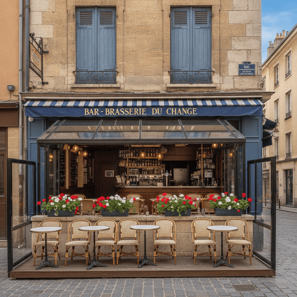 Bar-brasserie 35m² à Lyon : licence IV - extraction