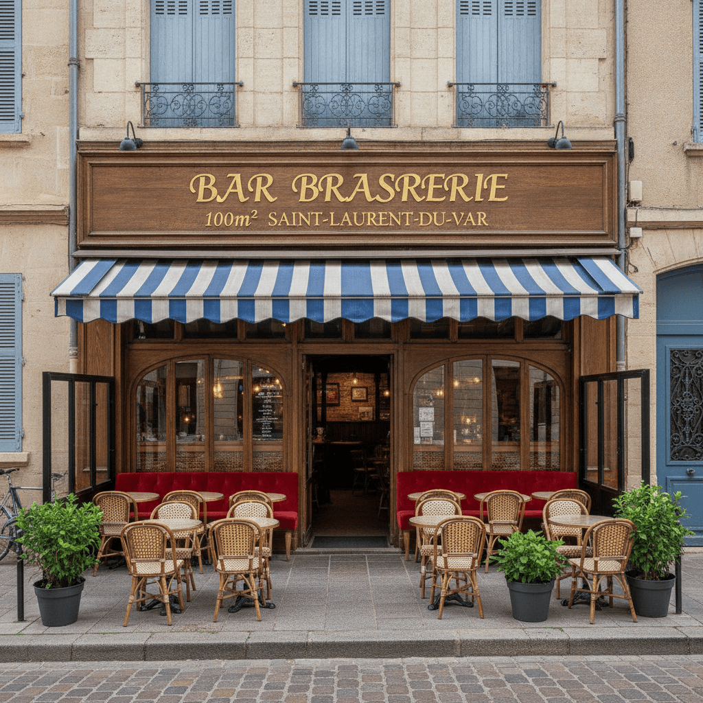 Bar-brasserie 100m² à Saint-Laurent-du-Var - Image 1