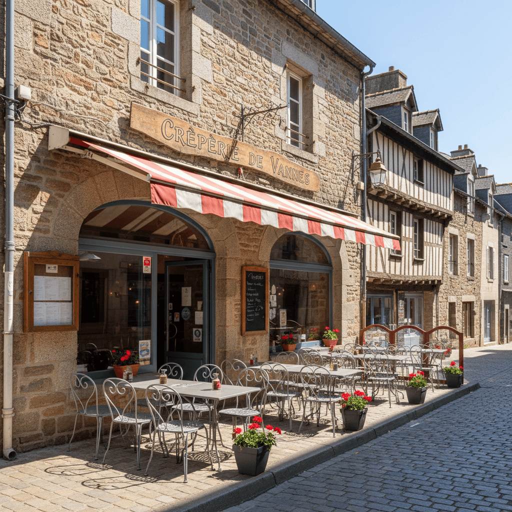 Restaurant 120m² à Vannes : terrasse - cuisine équipée - Image 1