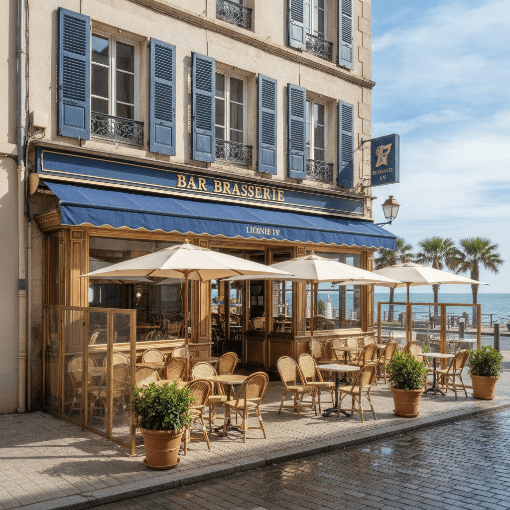 Bar-brasserie 140m² à Hendaye : terrasse - licence IV - Image 1
