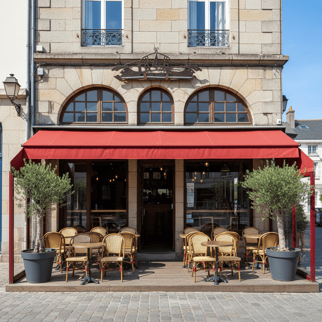 Bar-brasserie à Lorient : terrasse - licence IV - Image 1