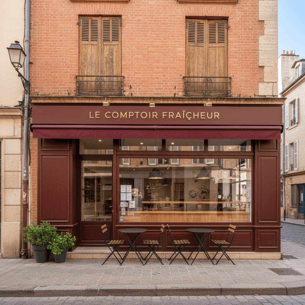 Snack 75m² à Toulouse : terrasse - Image 1