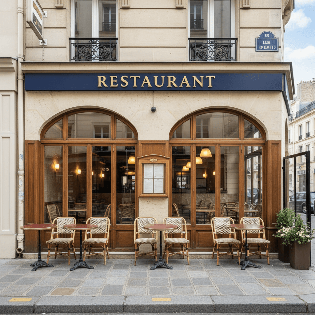 Restaurant 65 couverts à Paris : terrasse - licence IV