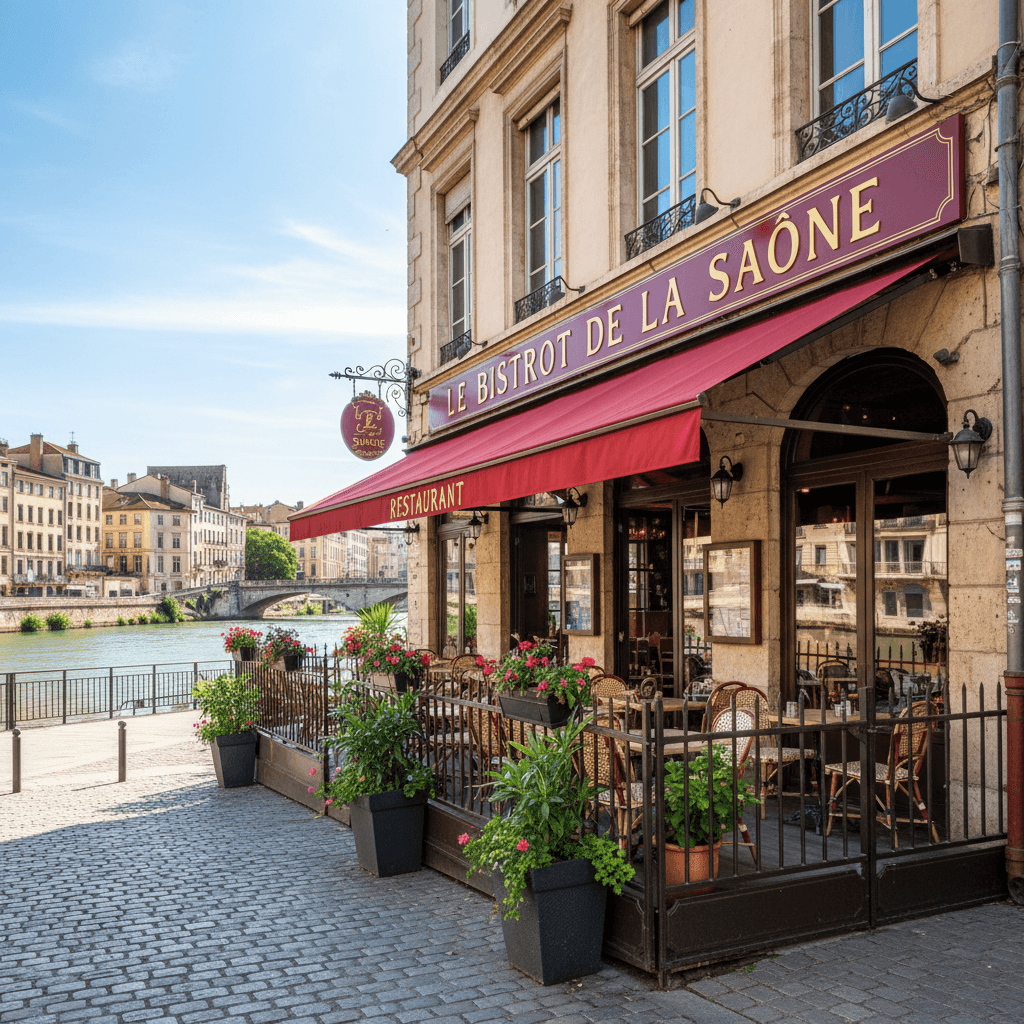 Restaurant 382m² à Lyon : terrasse - licence IV