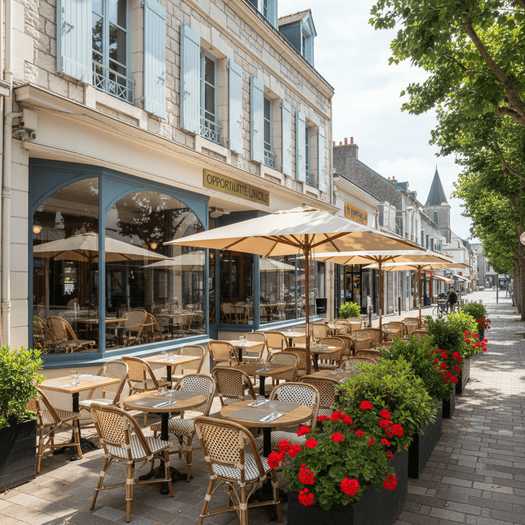 Restaurant 271m² à La Baule-Escoublac : terrasse - licence IV - Image 1