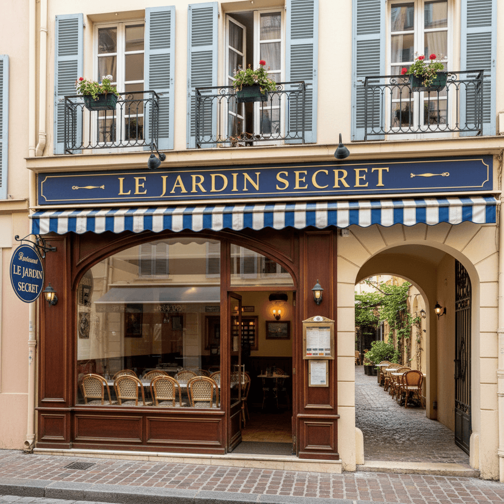 Restaurant à Nice : terrasse - extraction