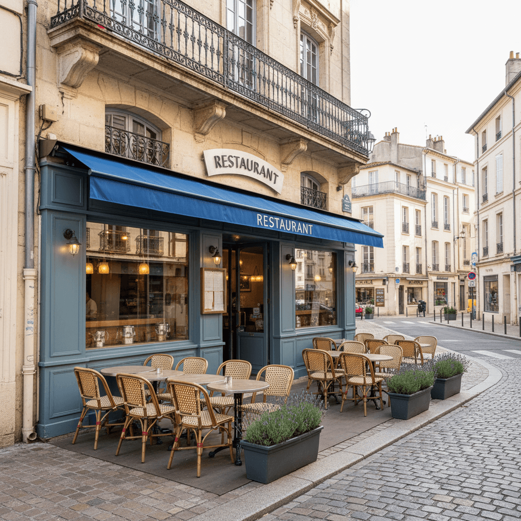 Restaurant 70m² à Castelnau-Le-Lez : terrasse - extraction - Image 1