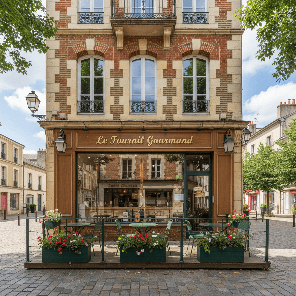 Fast-food 150m² à Montauban : terrasse - extraction - Image 1