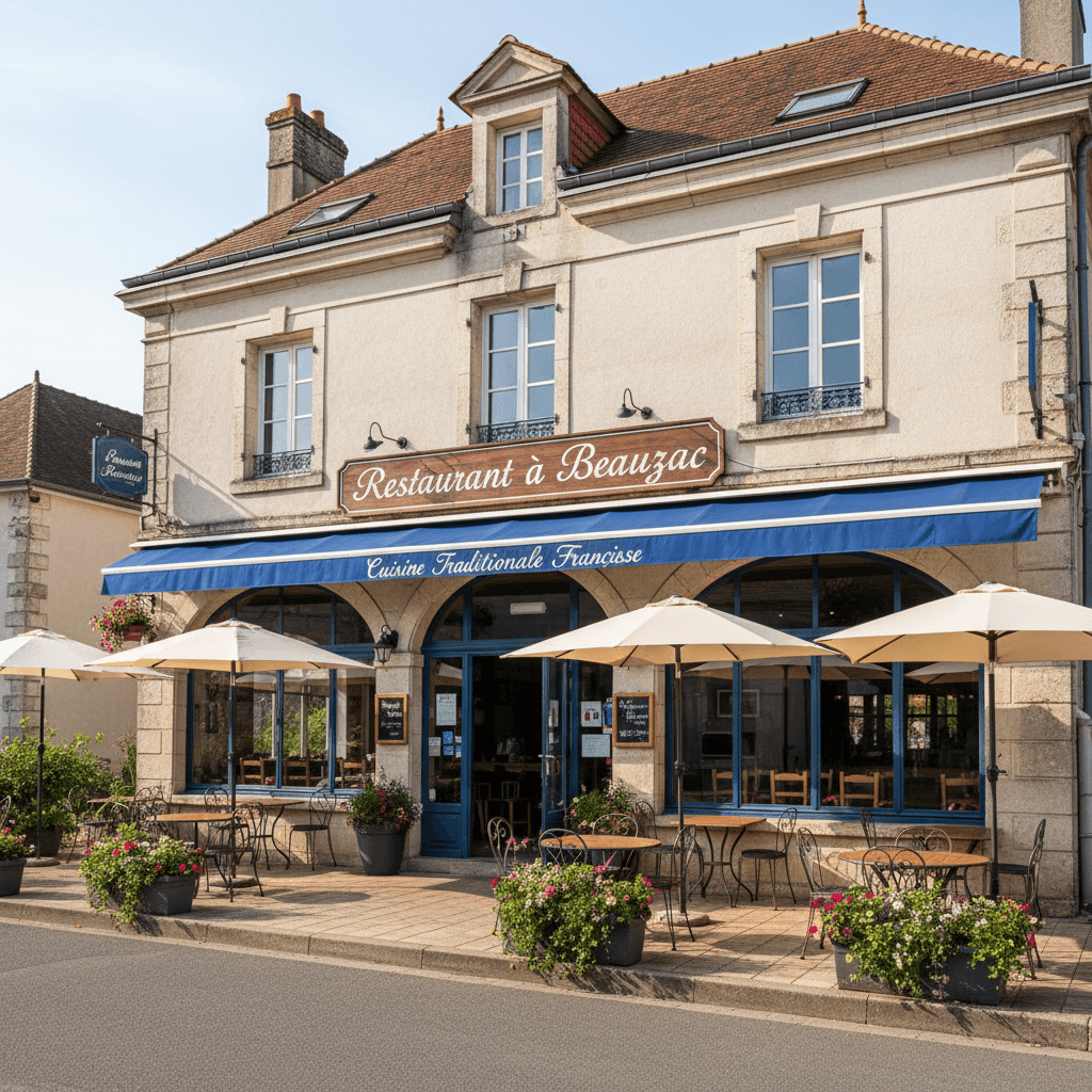 Restaurant 200m² à Beauzac : terrasse - licence IV - Image 1