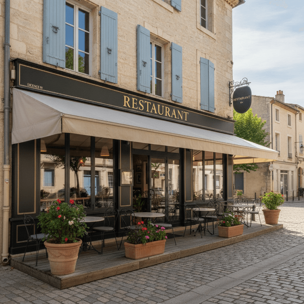 Restaurant 185m² à Salon-De-Provence : terrasse - licence IV - Image 1