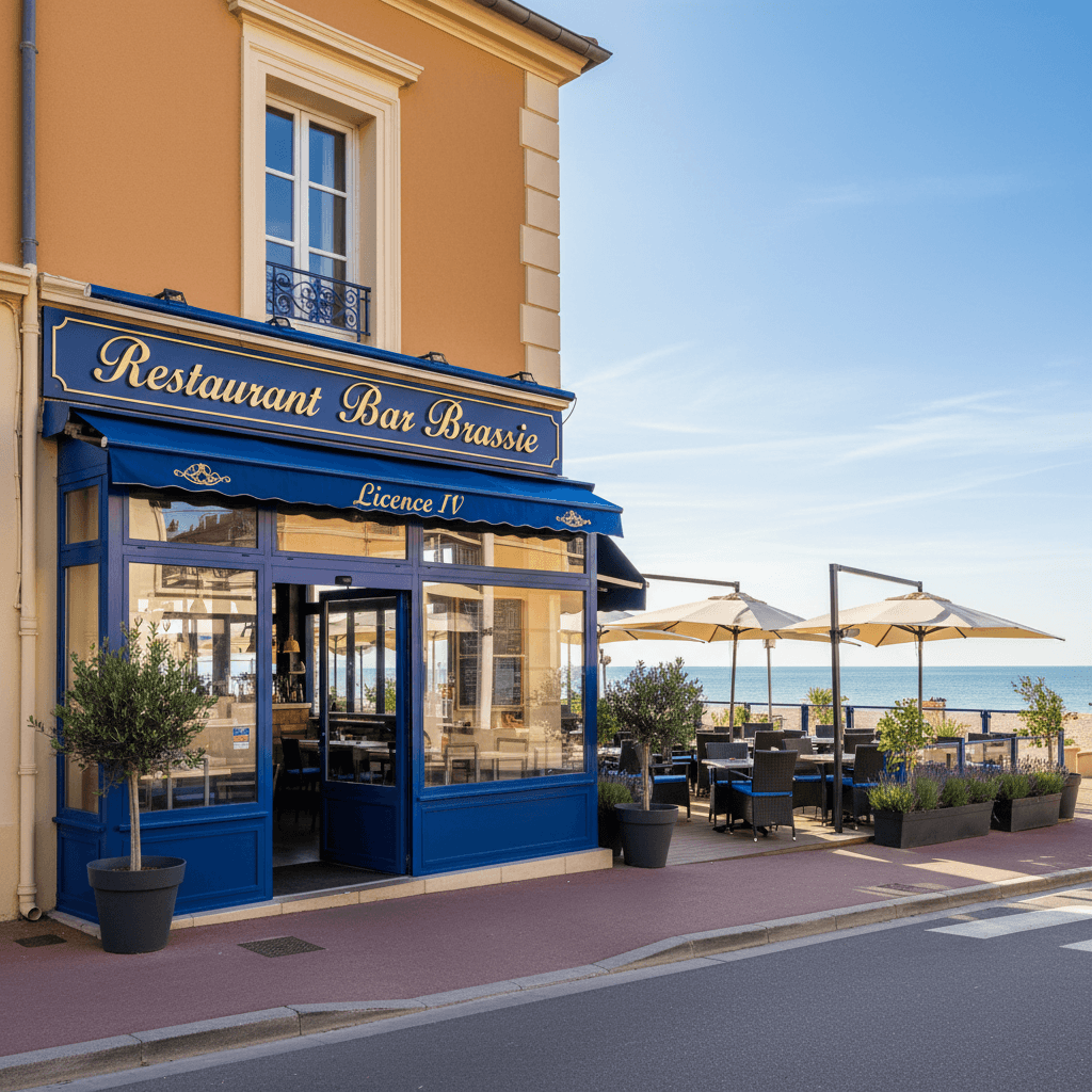 Bar-brasserie 155m² à La Grande-Motte : terrasse - licence IV - Image 1