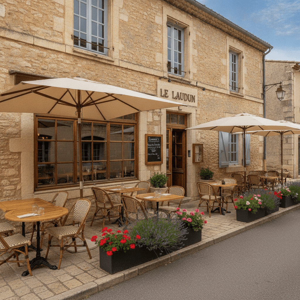Restaurant 120m² à Laudun-L'Ardoise : terrasse - licence IV - Image 1