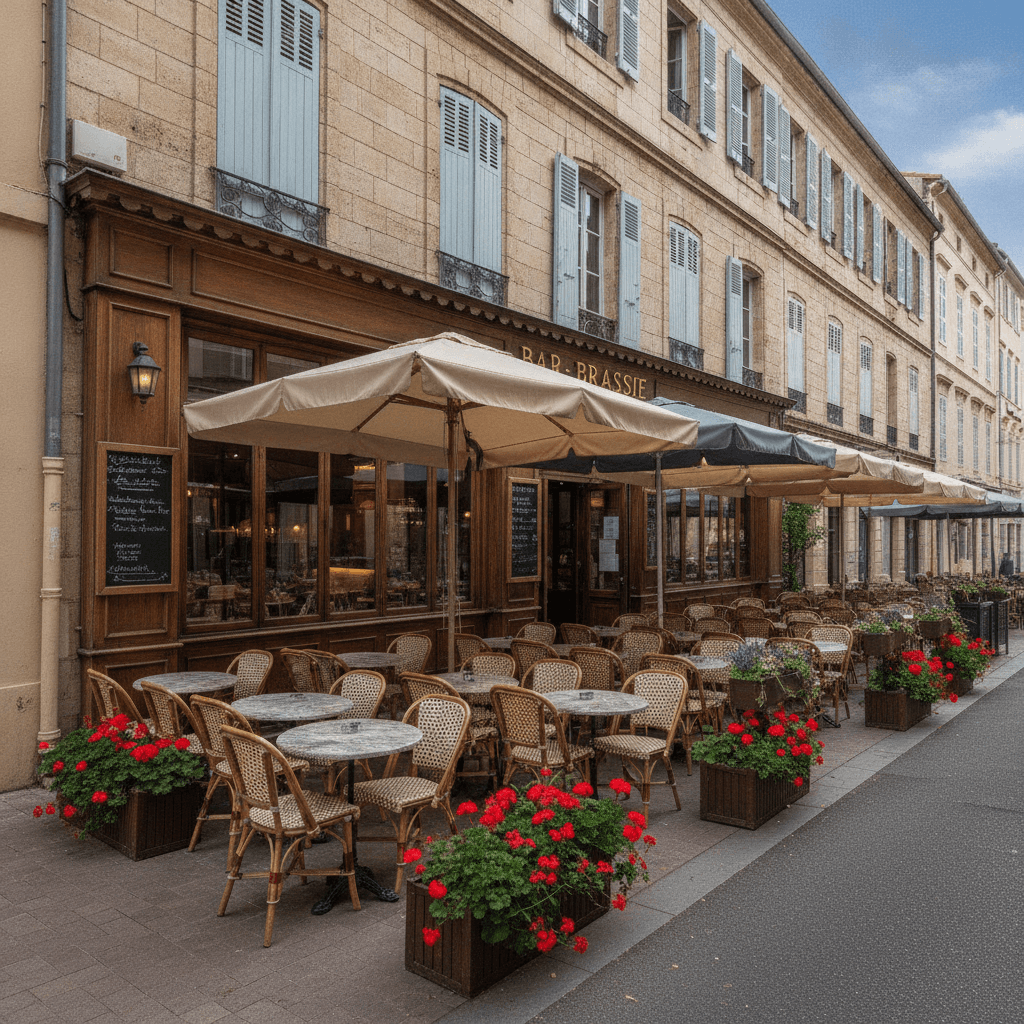 Bar-brasserie à Perpignan : terrasse - licence IV