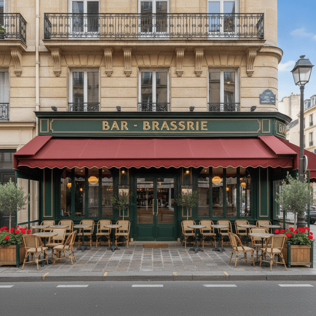 Bar-restaurant 50 couverts à Boulogne-Billancourt : terrasse - licence IV - Image 1