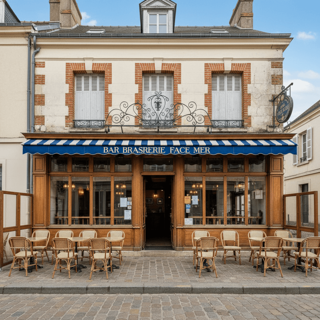 Bar-brasserie à La Roche-Sur-Yon : terrasse - licence IV - Image 1