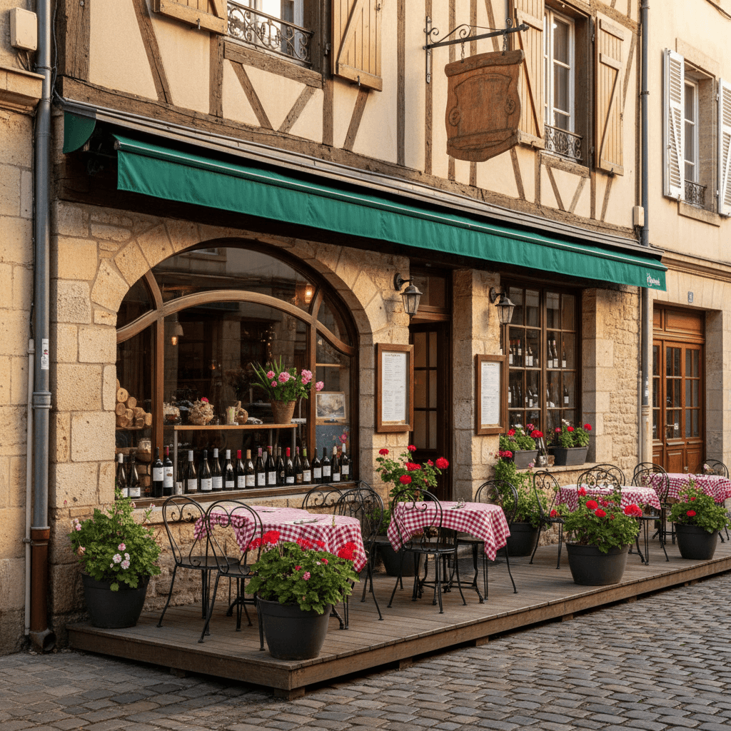 Restaurant à Rennes : terrasse - extraction