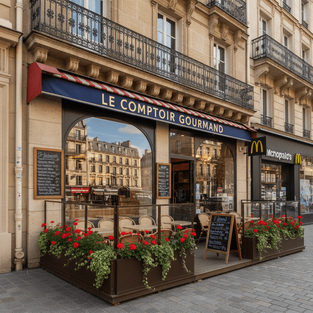 Restauration sans nuisance (Pas de conduit, réchauffage) 5 couverts à Paris