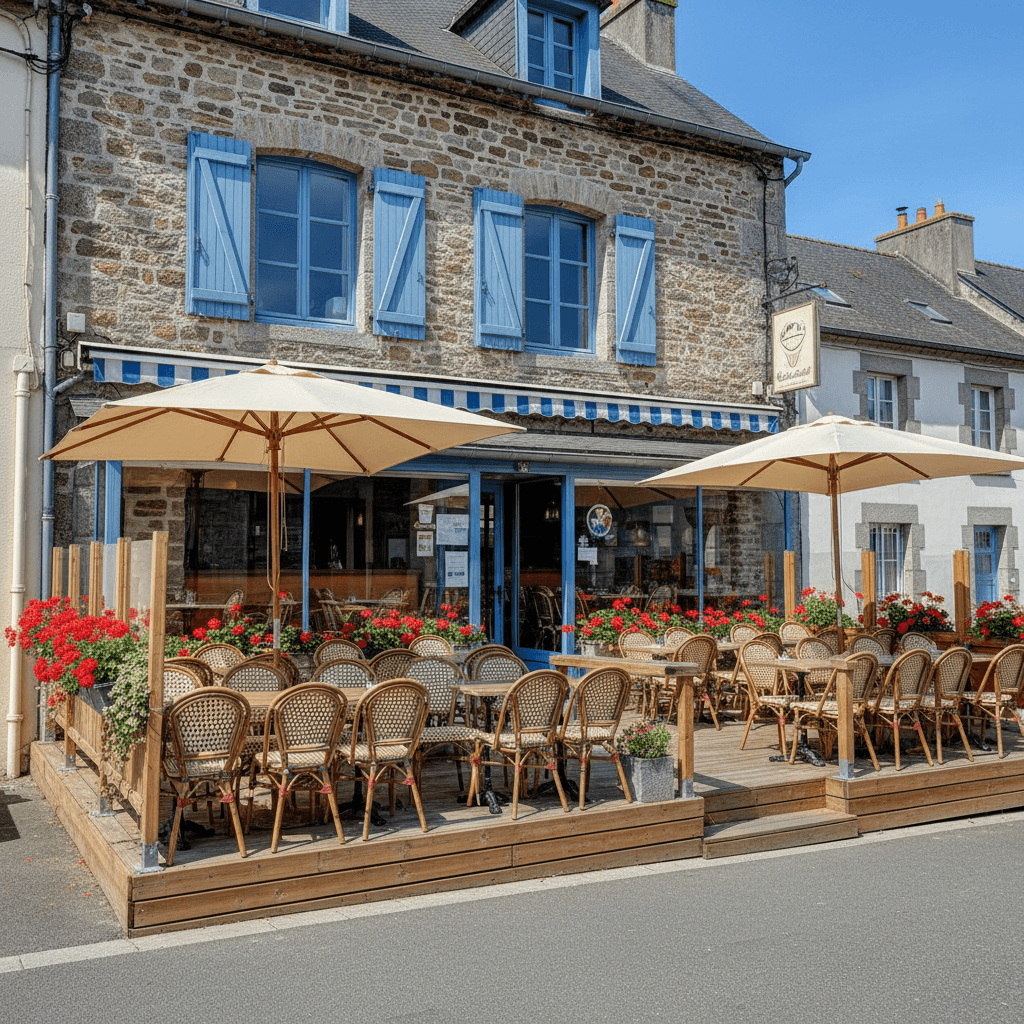 Restaurant à Balazé : terrasse - Image 1