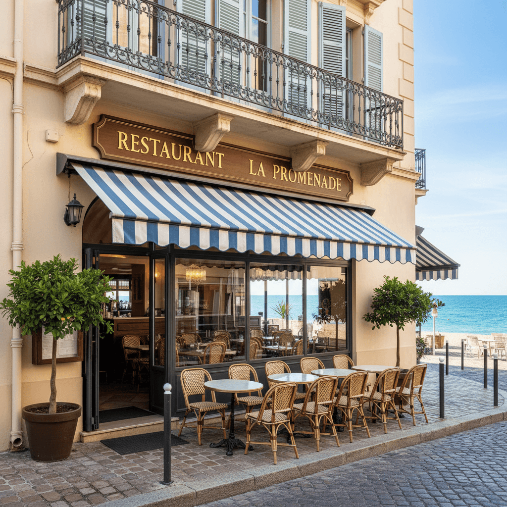 Restaurant 98m² à Menton : terrasse - licence IV - Image 1