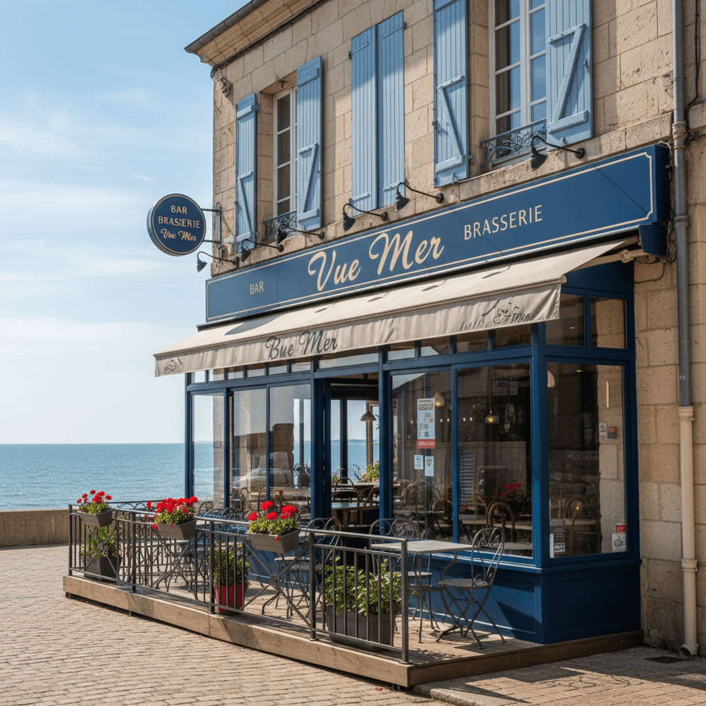 Bar-brasserie à La Roche-Sur-Yon : terrasse - licence IV - Image 1
