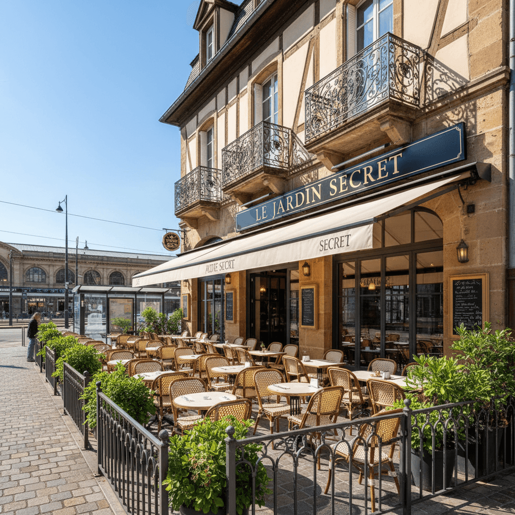 Restaurant 150m² à Strasbourg : terrasse - licence IV