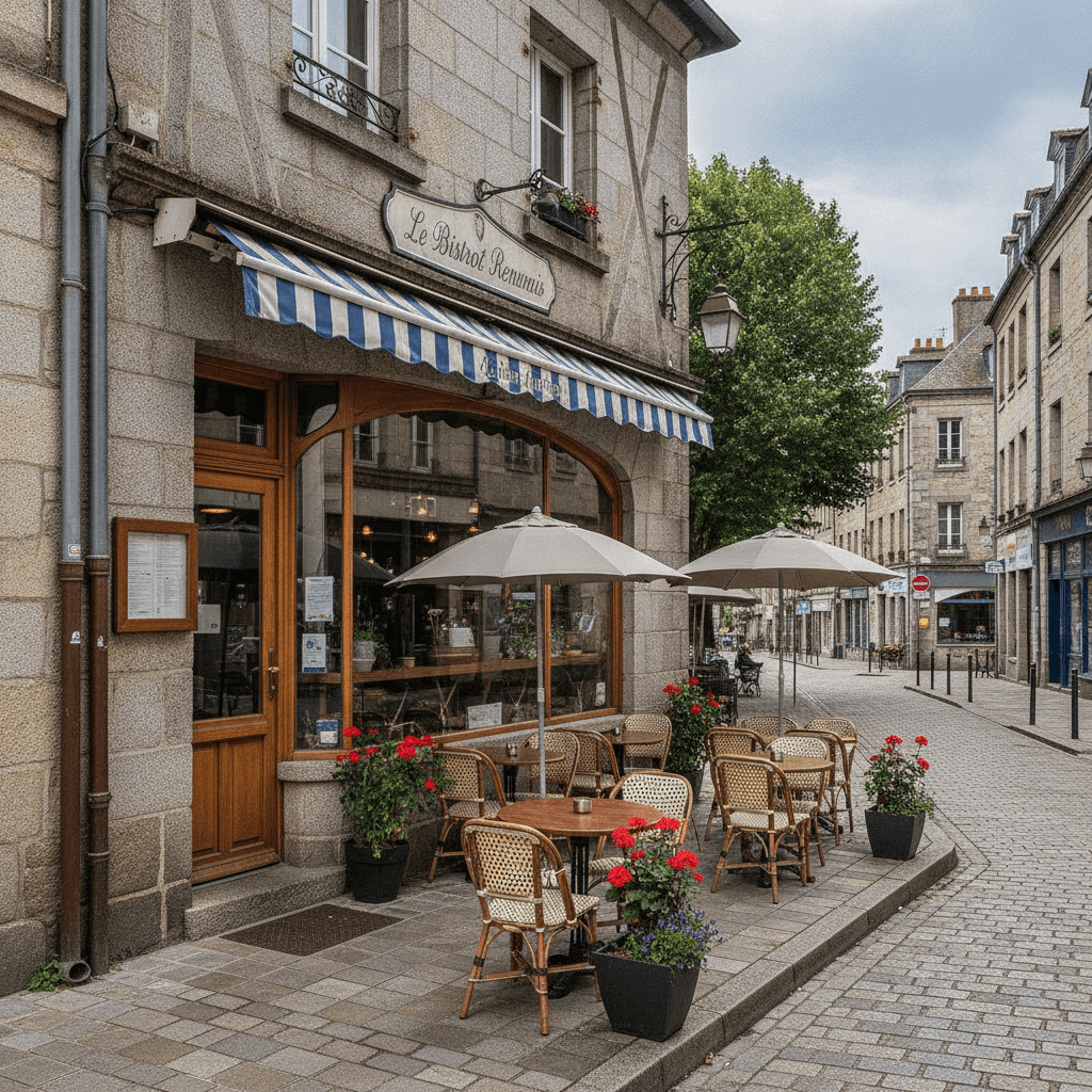 Restaurant 35m² à Rennes : terrasse - licence IV