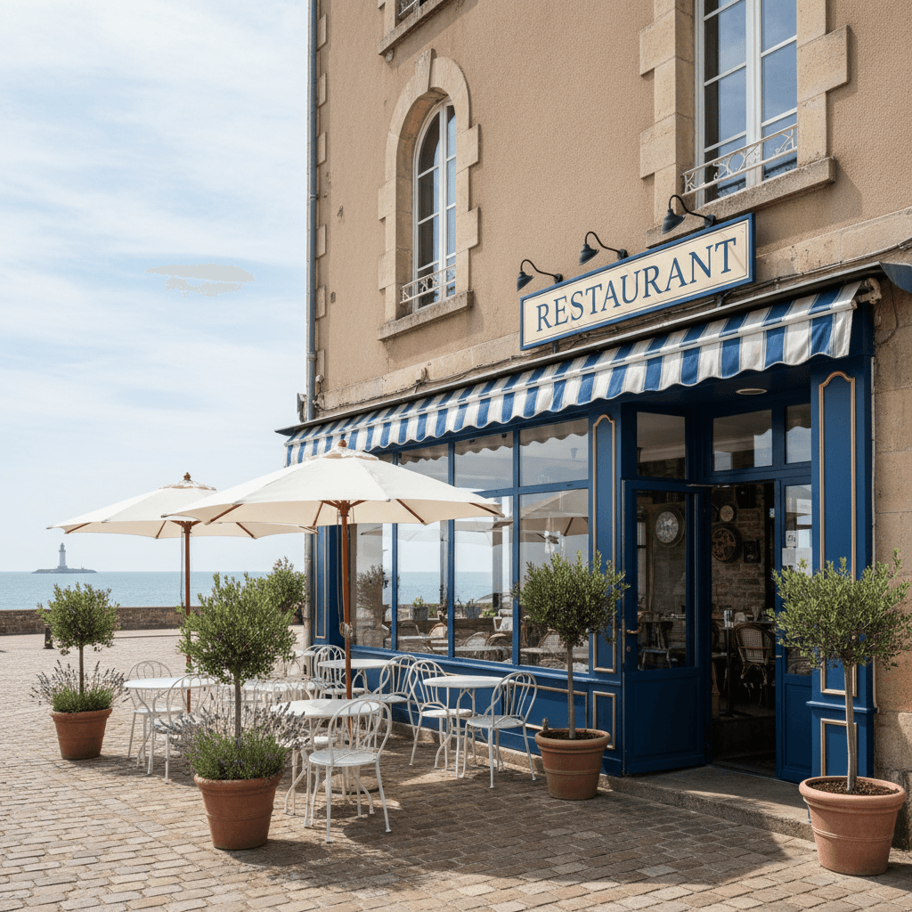 Restaurant 200m² à Le Verdon-Sur-Mer : terrasse - licence IV - Image 1