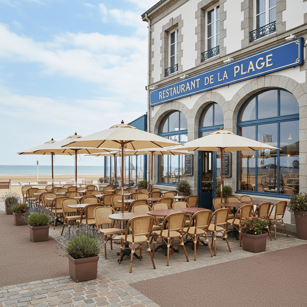 Restaurant 480m² à Le Crotoy : terrasse - licence IV - Image 1