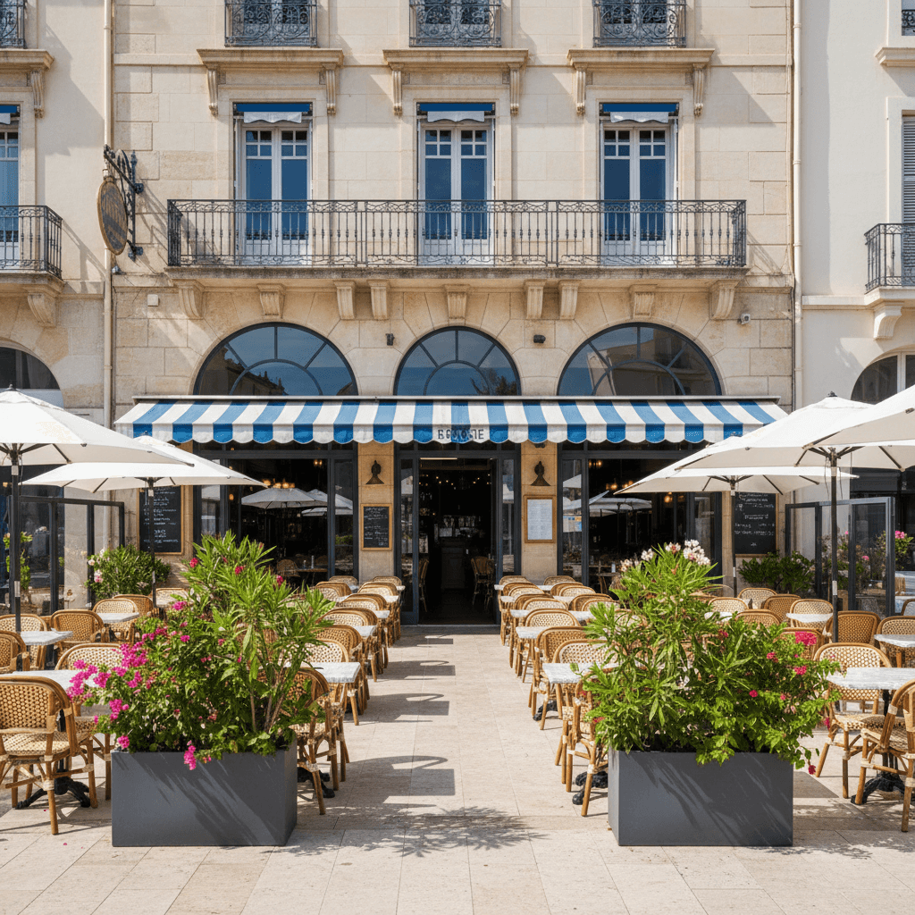 Bar-brasserie 800m² à La Grande-Motte : terrasse - licence IV - Image 1