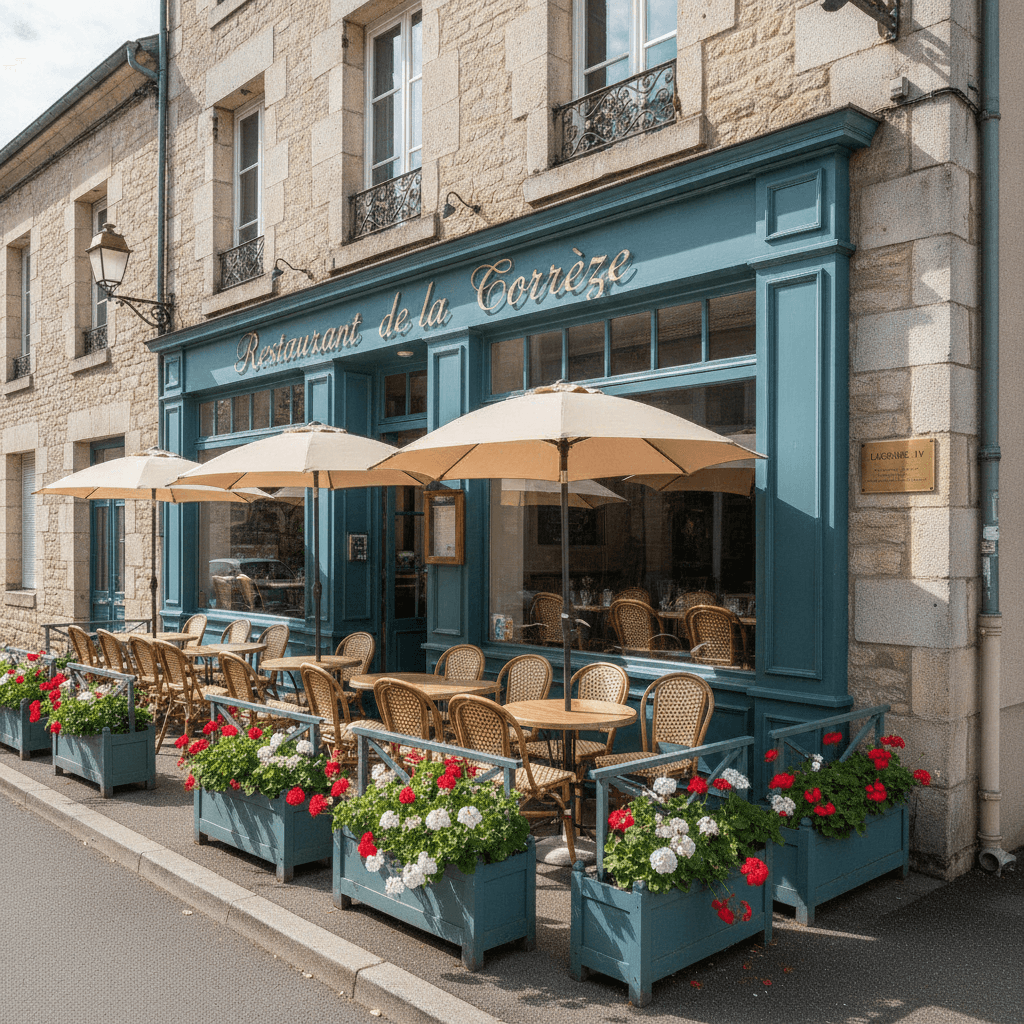 Restaurant à Corrèze : terrasse - licence IV - Image 1