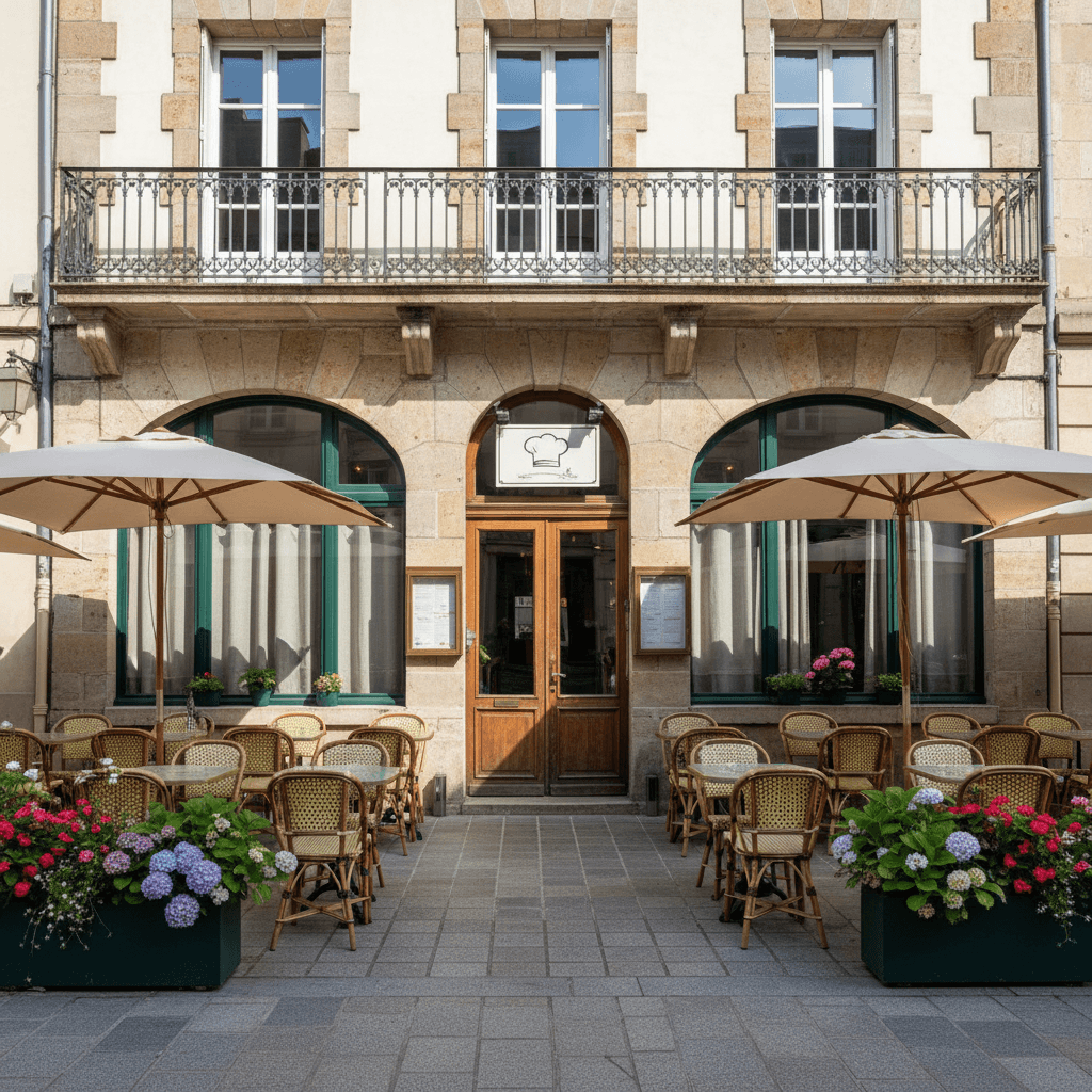 Restaurant à Nantes : terrasse - extraction - Image 1