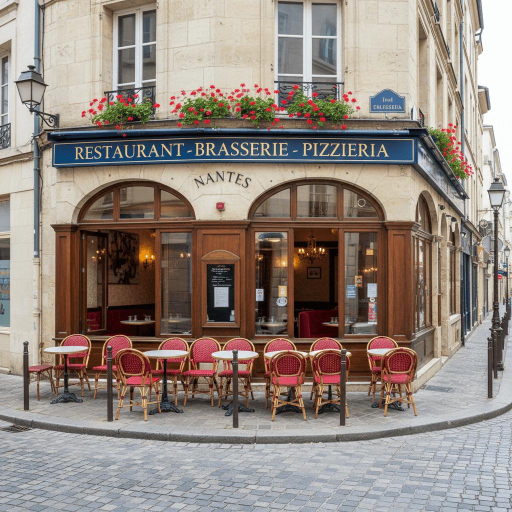 Restaurant 395m² à Nantes : terrasse - licence IV - Image 1