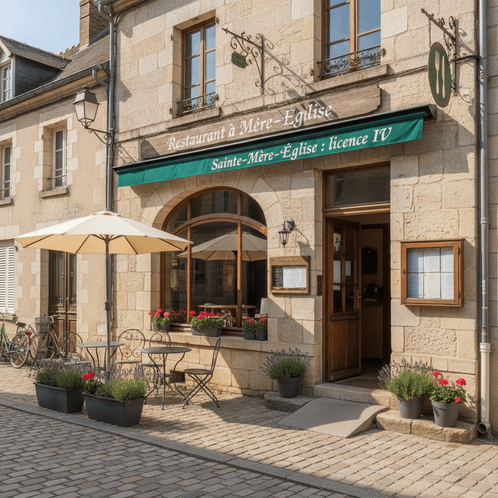 Restaurant à Sainte-Mère-Église : licence IV - Image 1